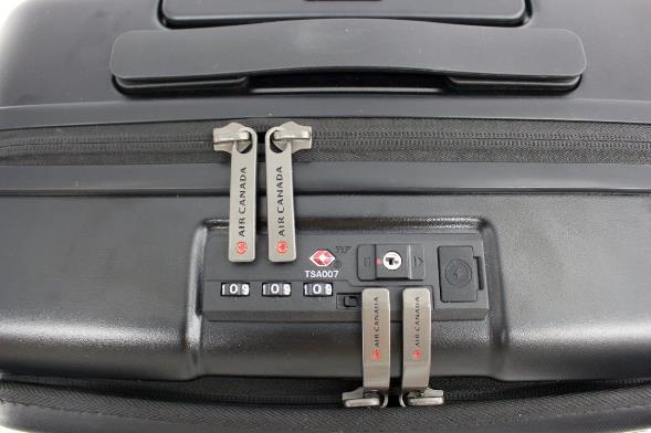 Air Canada Luggage Black Air Canada Universal Collection Carry-On Spinner Luggage