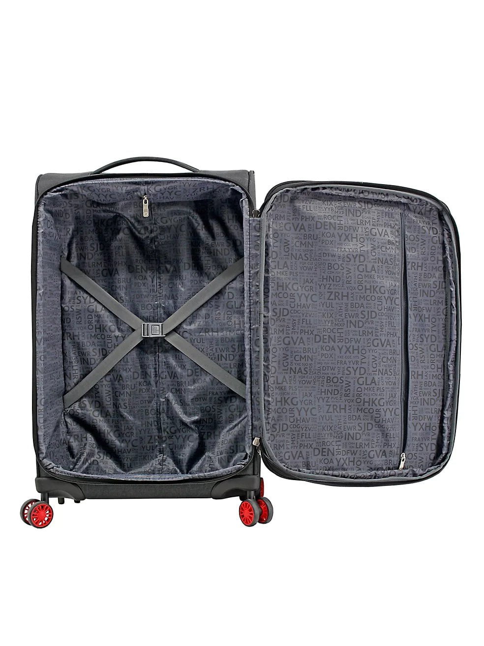 Air Canada Luggage Charcoal Air Canada Omni Medium Expandable Softside Luggage