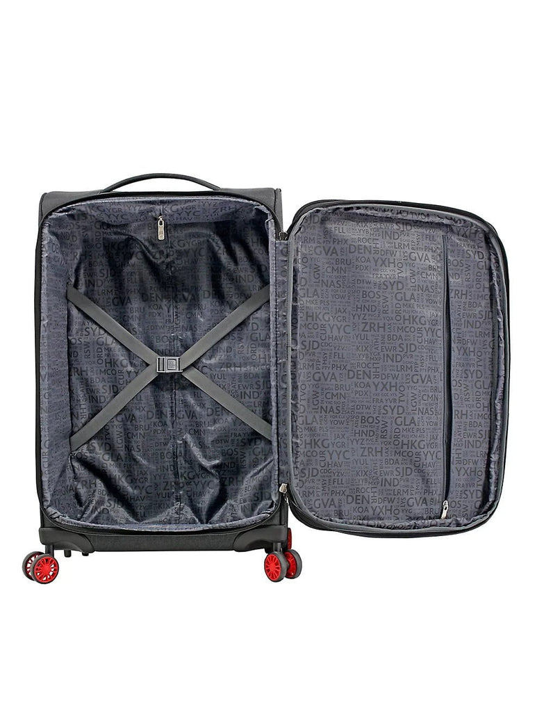 Air Canada Luggage Charcoal Air Canada Omni Medium Expandable Softside Luggage