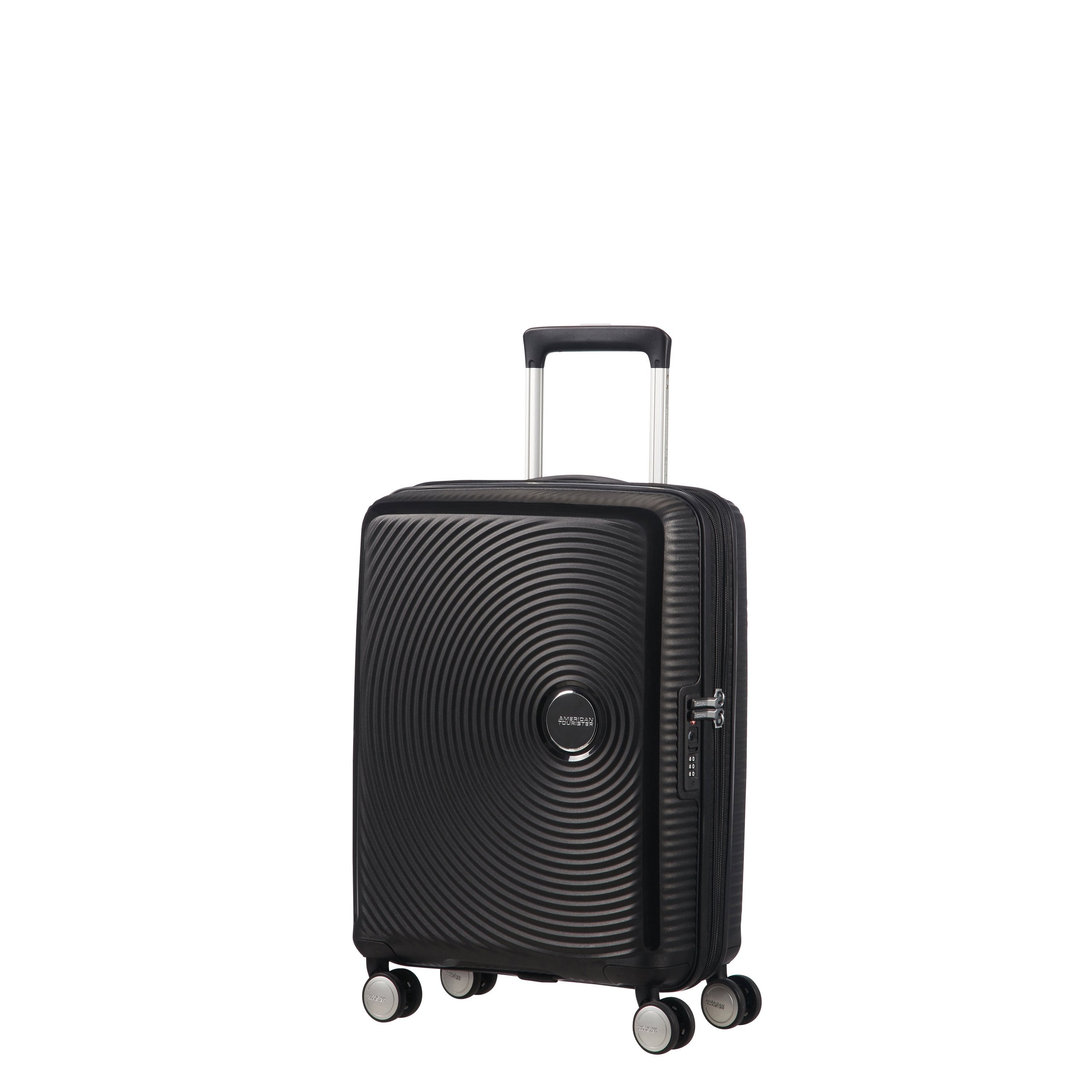 American Tourister Luggage Bass Black American Tourister Curio Spinner Carry-On Expandable Luggage