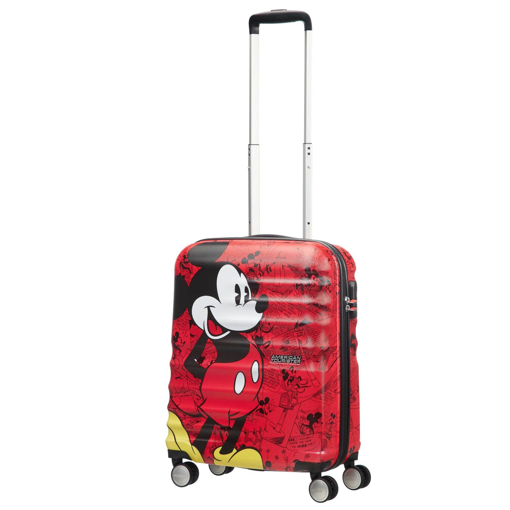 American Tourister Luggage Mickey Comics Red American Tourister Disney Wavebreaker Spinner Carry-On Luggage - Mickey Comics Red