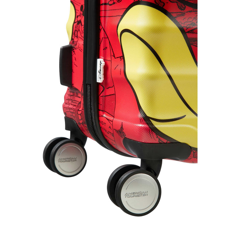 American Tourister Luggage Mickey Comics Red American Tourister Disney Wavebreaker Spinner Large Luggage - Mickey Comics Red