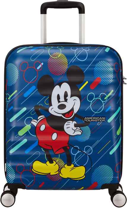 American Tourister Luggage Mickey Future Pop American Tourister Disney Wavebreaker Carry-On Spinner Luggage - Mickey Future Pop