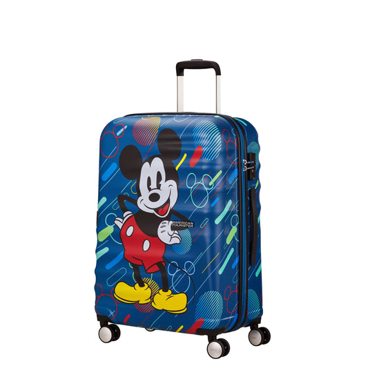 American Tourister Luggage Mickey Future Pop American Tourister Disney Wavebreaker Spinner Medium Luggage - Mickey Future Pop