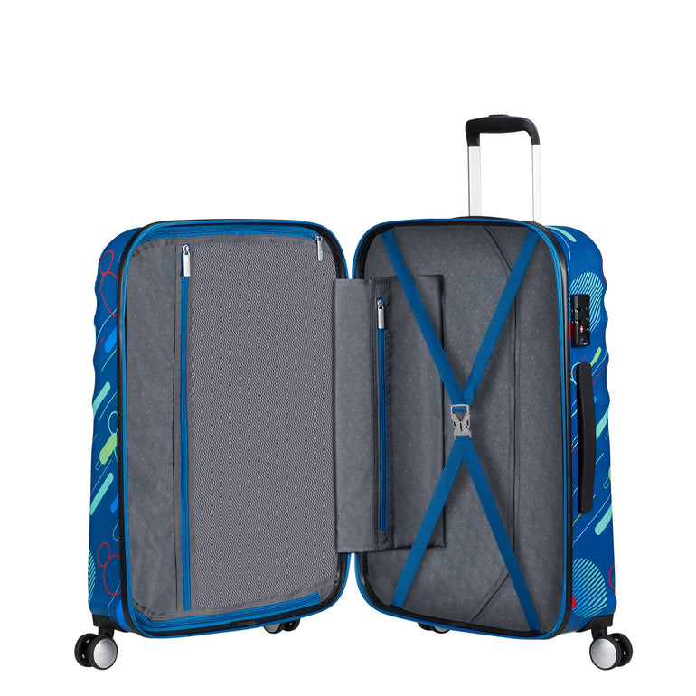 American Tourister Luggage Mickey Future Pop American Tourister Disney Wavebreaker Spinner Medium Luggage - Mickey Future Pop