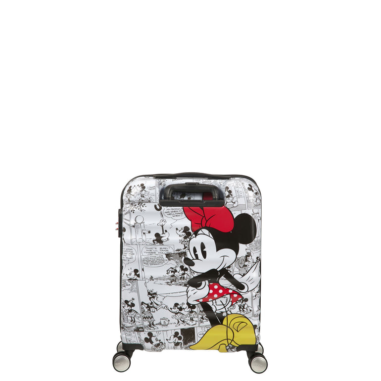 American Tourister Luggage Minnie Comics White American Tourister Disney Wavebreaker Carry-On Spinner Luggage - Minnie Comics White