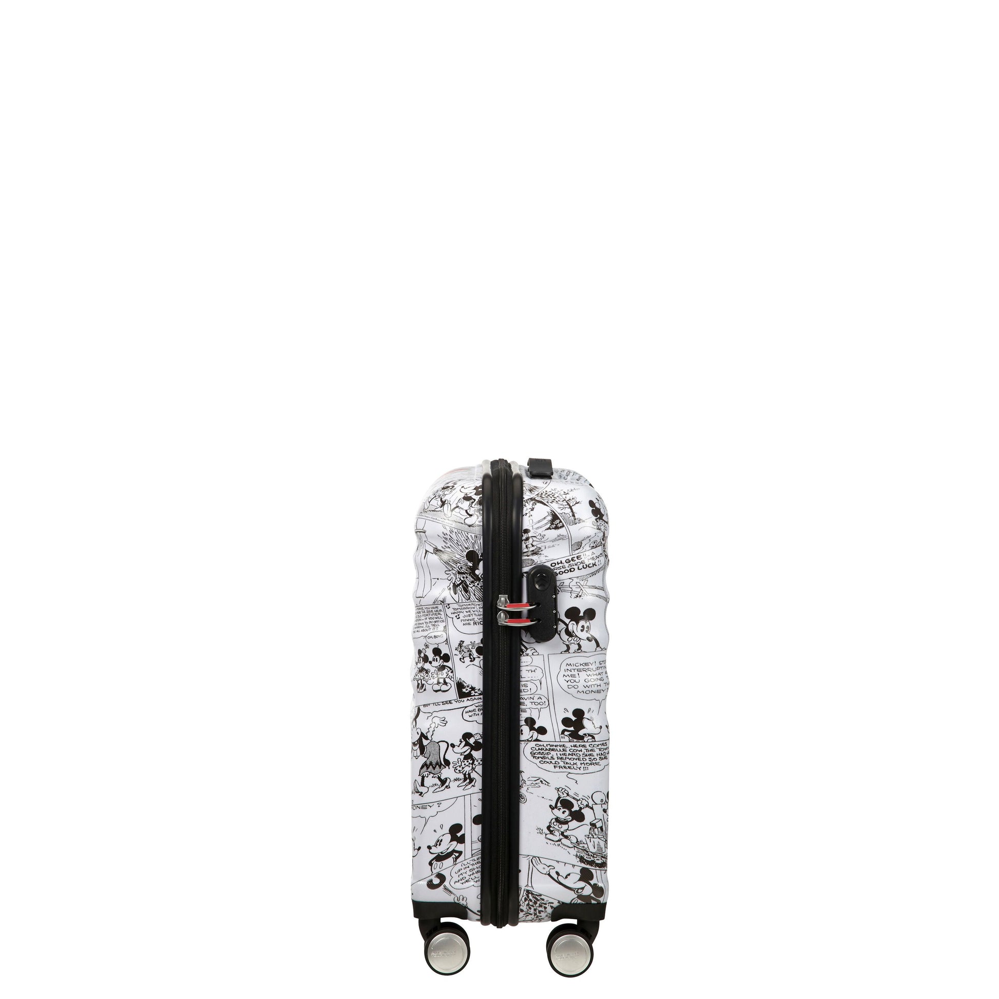 American Tourister Luggage Minnie Comics White American Tourister Disney Wavebreaker Carry-On Spinner Luggage - Minnie Comics White