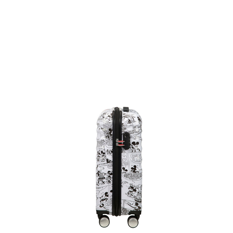 American Tourister Luggage Minnie Comics White American Tourister Disney Wavebreaker Carry-On Spinner Luggage - Minnie Comics White
