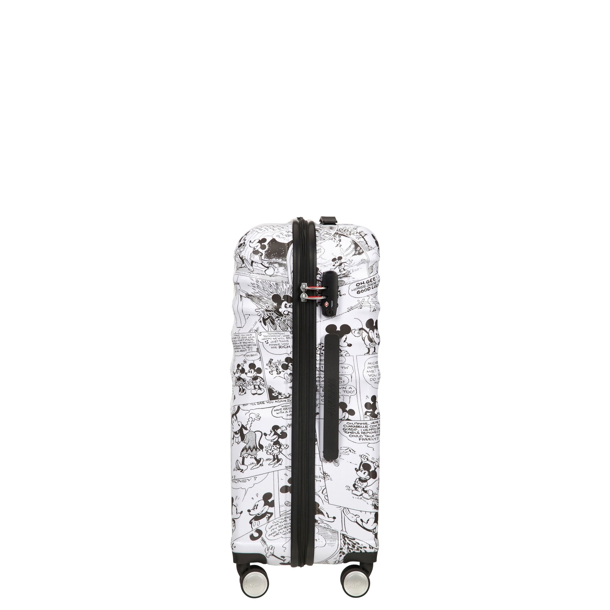 American Tourister Luggage Minnie Comics White American Tourister Disney Wavebreaker Spinner Medium Luggage - Minnie Comics White