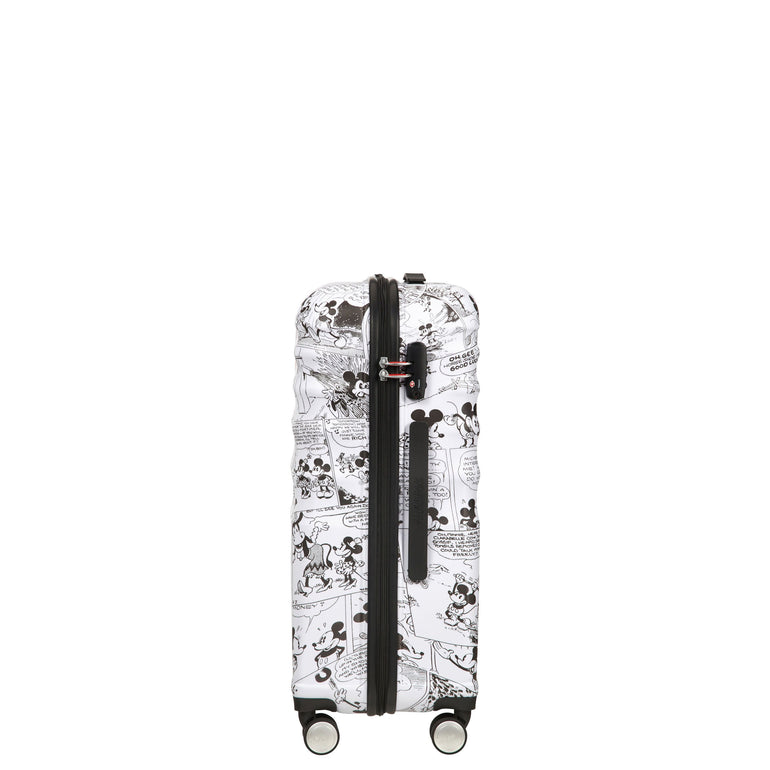 American Tourister Luggage Minnie Comics White American Tourister Disney Wavebreaker Spinner Medium Luggage - Minnie Comics White