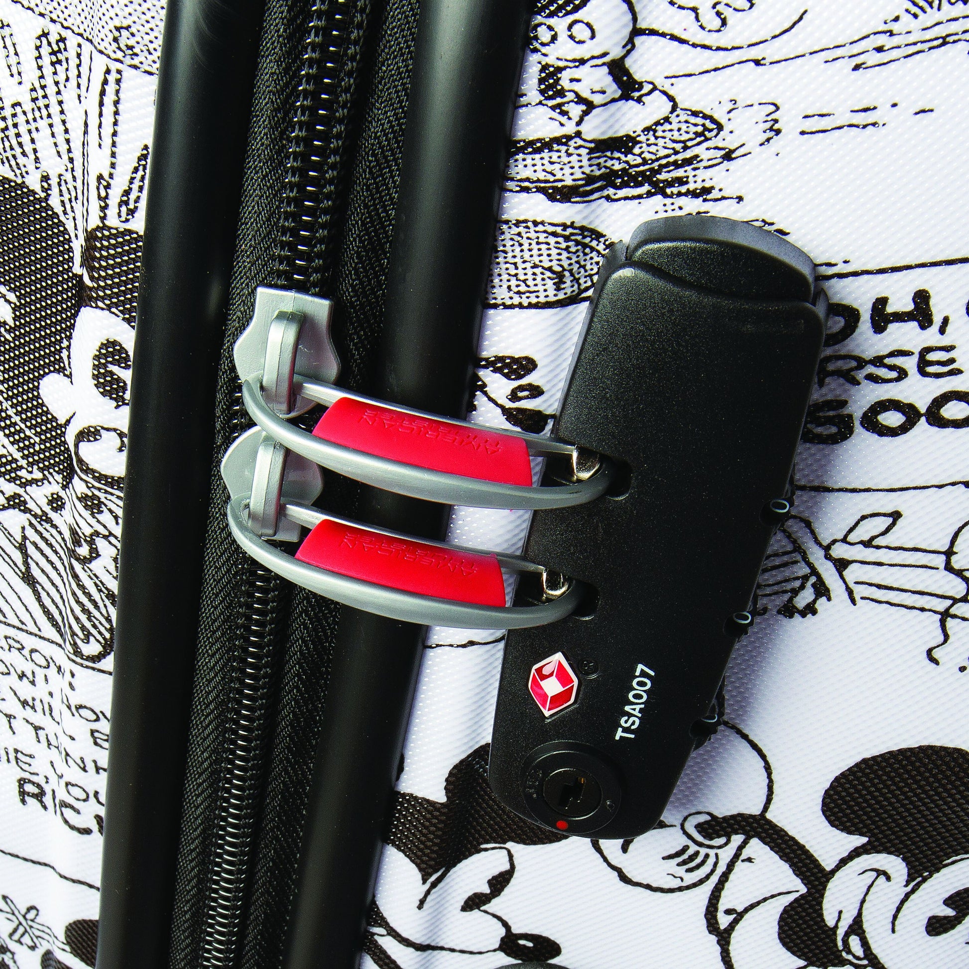 American Tourister Luggage Minnie Comics White American Tourister Disney Wavebreaker Spinner Medium Luggage - Minnie Comics White