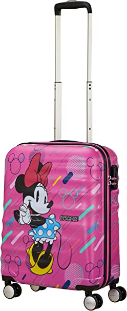 American Tourister Luggage Minnie Future Pop American Tourister Disney Wavebreaker Carry-On Spinner Luggage - Minnie Future Pop