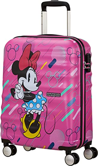 American Tourister Luggage Minnie Future Pop American Tourister Disney Wavebreaker Carry-On Spinner Luggage - Minnie Future Pop