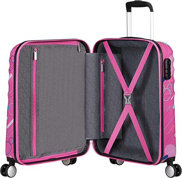 American Tourister Luggage Minnie Future Pop American Tourister Disney Wavebreaker Carry-On Spinner Luggage - Minnie Future Pop