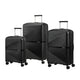 American Tourister Luggage Onyx Black American Tourister Airconic 3 Piece Nested Spinner Luggage Set