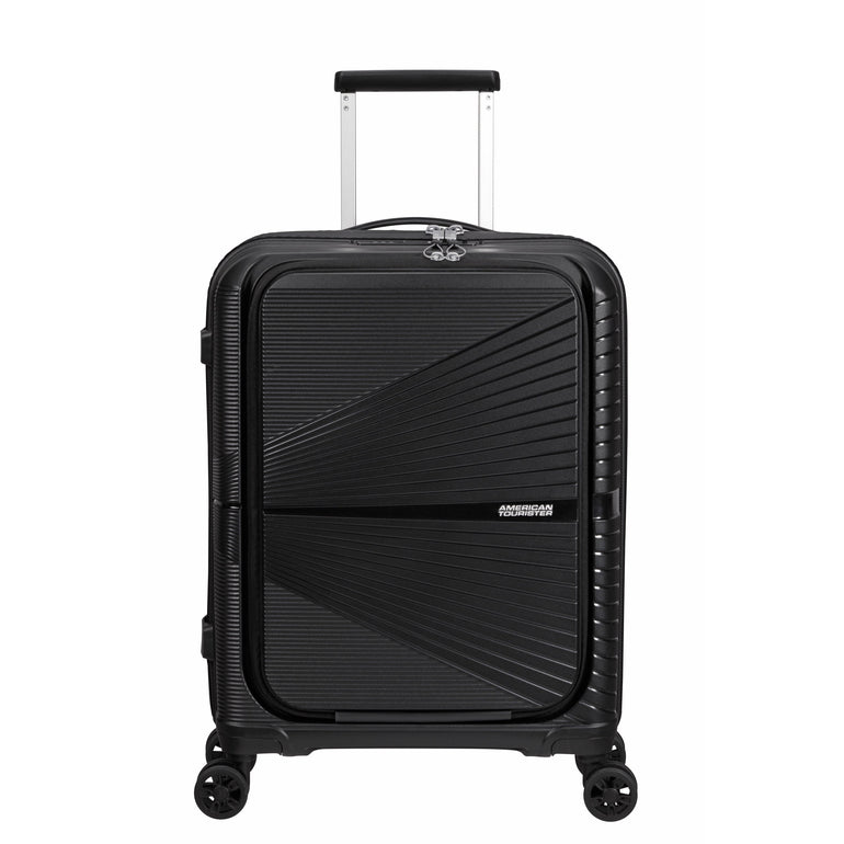 American Tourister Luggage Onyx Black American Tourister Airconic Spinner Frontload Carry-On
