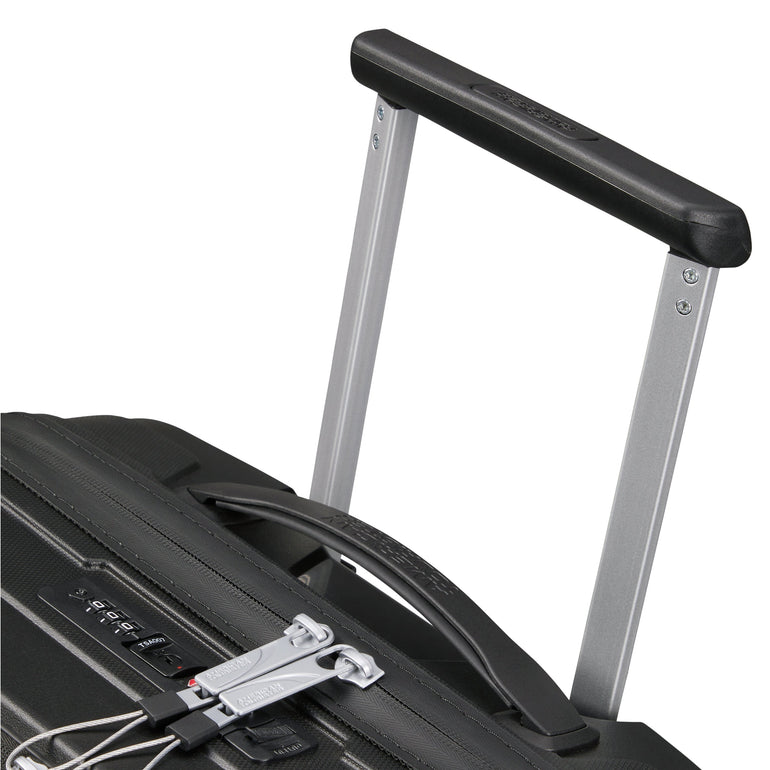 American Tourister Luggage Onyx Black American Tourister Airconic Spinner Frontload Carry-On