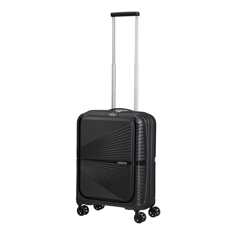 American Tourister Luggage Onyx Black American Tourister Airconic Spinner Frontload Carry-On