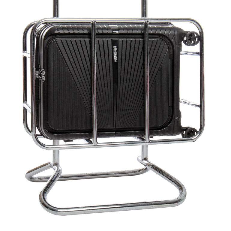 American Tourister Luggage Onyx Black American Tourister Airconic Spinner Frontload Carry-On