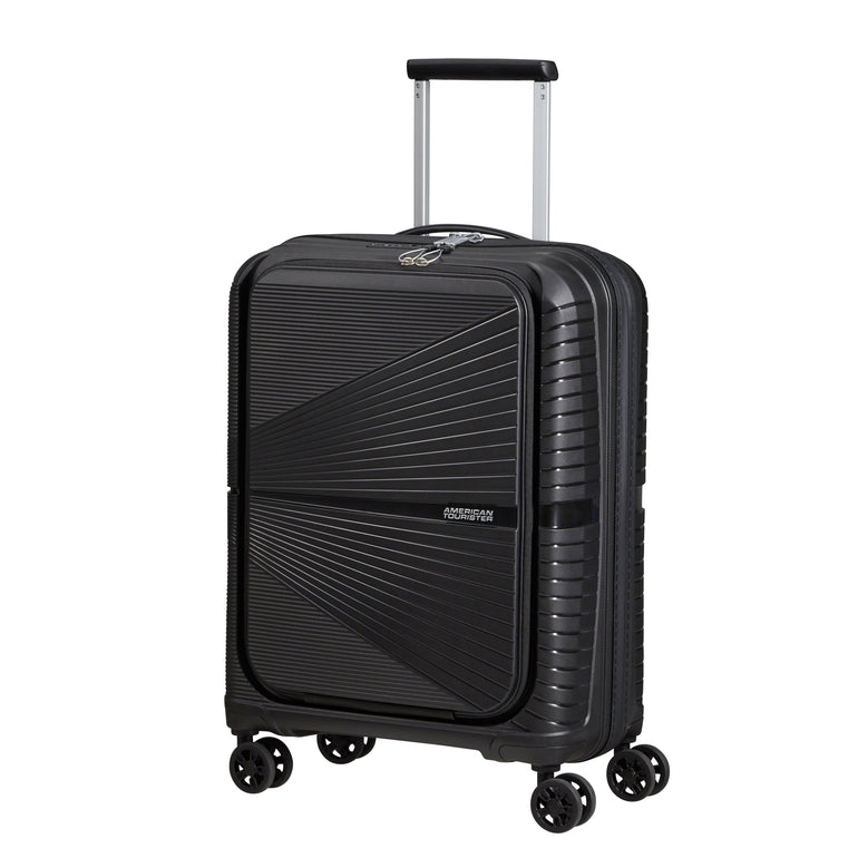 American Tourister Luggage Onyx Black American Tourister Airconic Spinner Frontload Carry-On