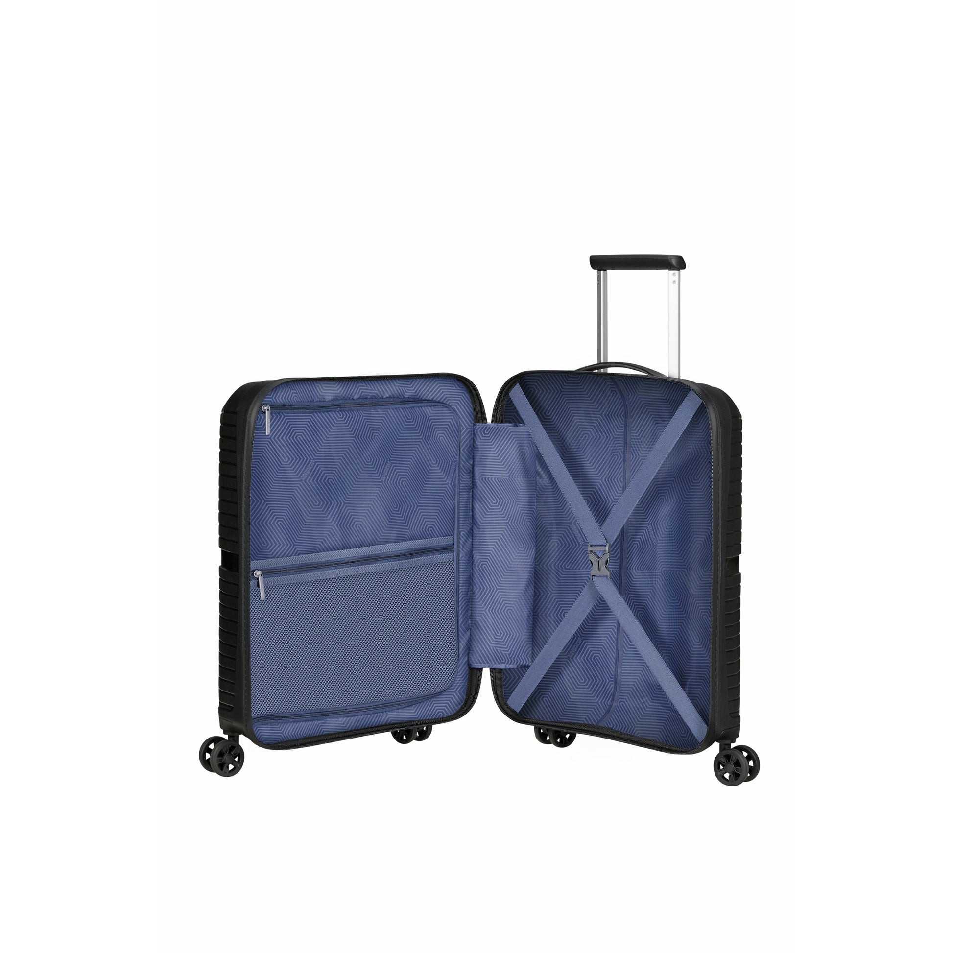 American Tourister Luggage Onyx Black American Tourister Airconic Spinner Frontload Carry-On