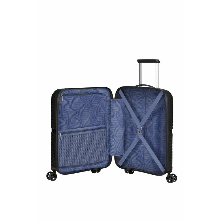 American Tourister Luggage Onyx Black American Tourister Airconic Spinner Frontload Carry-On