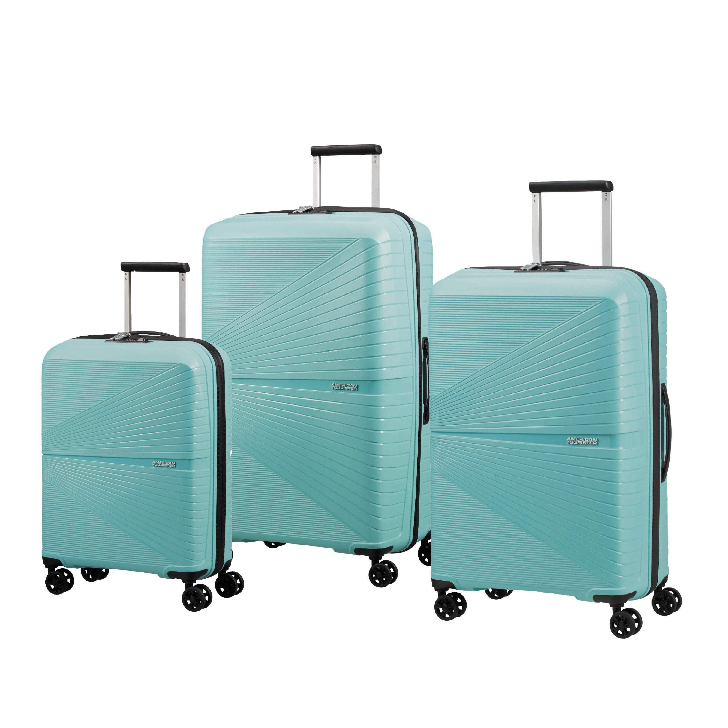 American Tourister Luggage Purist Blue American Tourister Airconic 3 Piece Nested Spinner Luggage Set