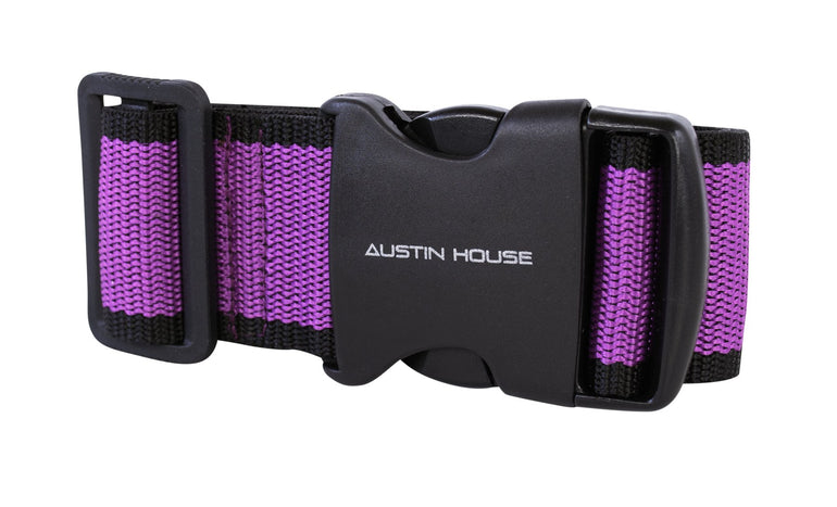 Austin House Strap Purple Austin House Luggage Straps