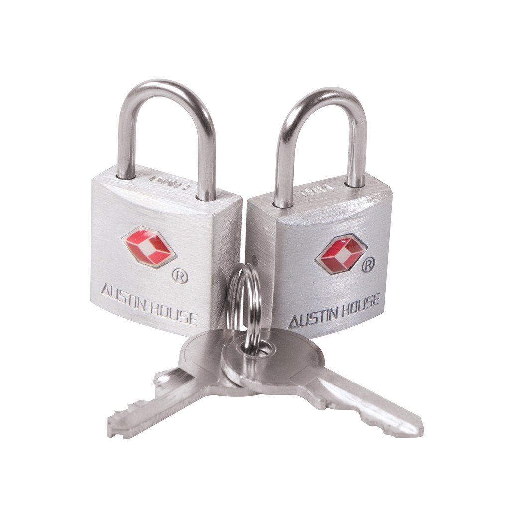 Austin House Travel Accessories Austin House Travel Sentry Key Padlocks Austin House Travel Sentry Key Padlocks