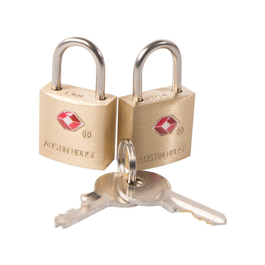 Austin House Travel Accessories Austin House Travel Sentry Key Padlocks Austin House Travel Sentry Key Padlocks
