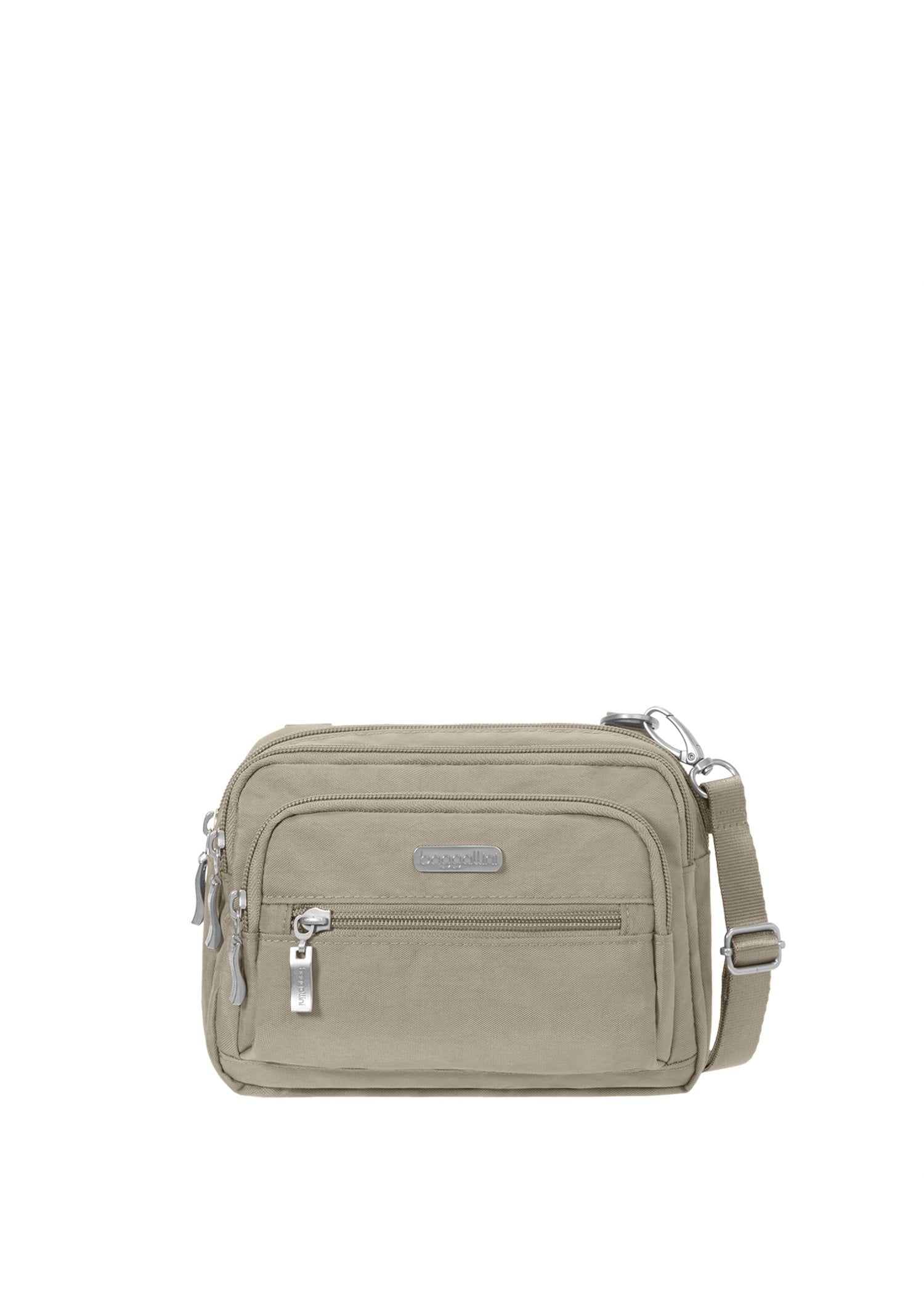 Baggallini Cross-Body Bag Beach Baggallini Triple Zip Bagg