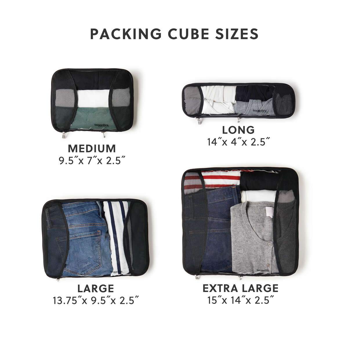 Baggallini Travel Accessories Baggallini Long Compression Cube