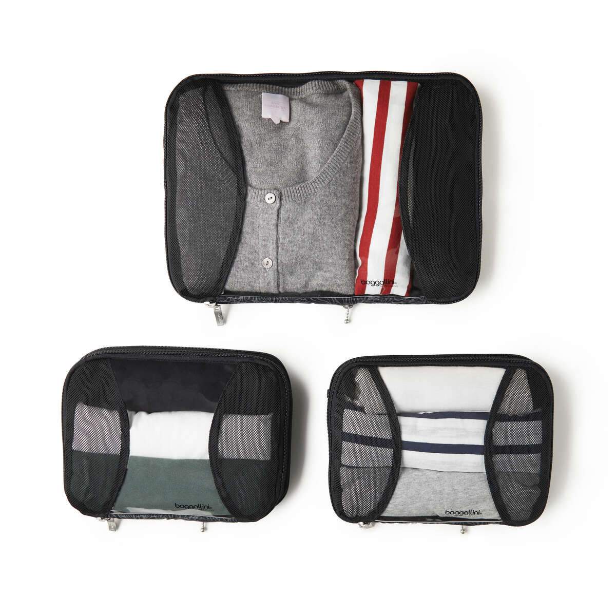Baggallini Travel Accessories Midnight Blossom Baggallini 2 Medium / 1 Large Compression Cubes