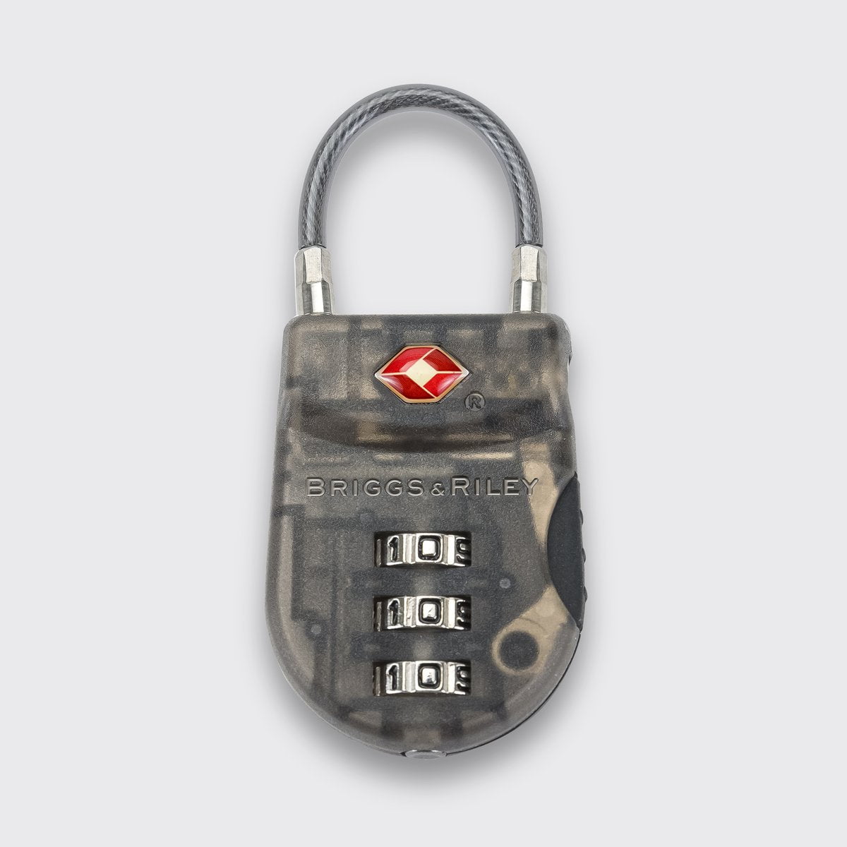 Briggs & Riley Locks Smoke Briggs & Riley TSA Cable Luggage Lock (Plastic)