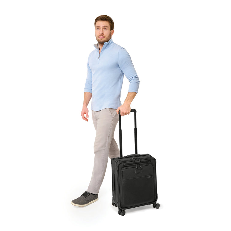 Briggs & Riley Luggage Black Briggs & Riley Baseline Compact Carry-On Spinner Luggage