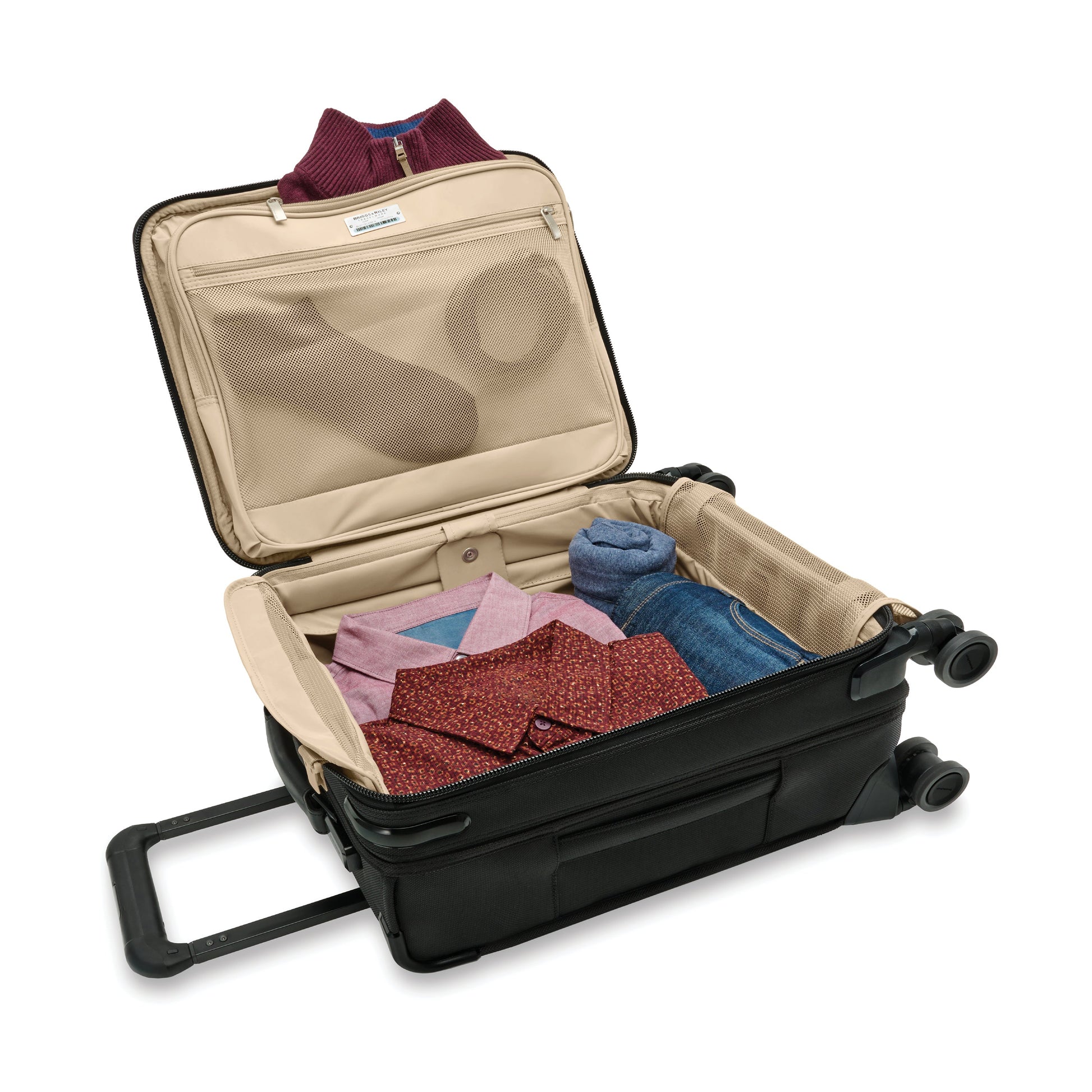 Briggs & Riley Luggage Black Briggs & Riley Baseline Compact Carry-On Spinner Luggage