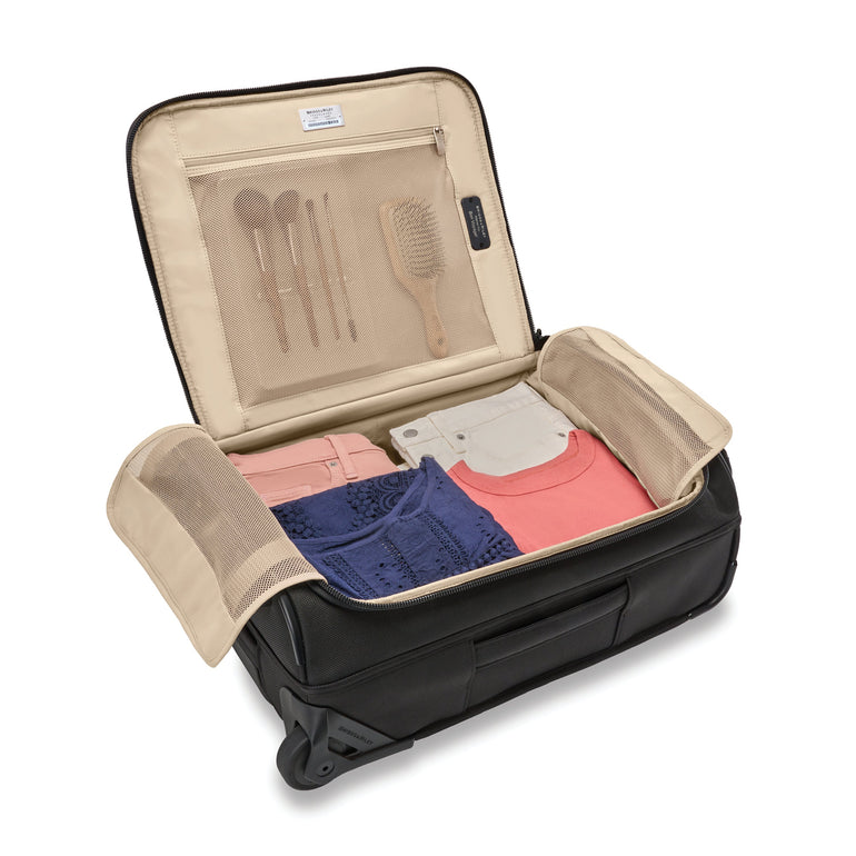 Briggs & Riley Wheeled Duffle Black Briggs & Riley Baseline Global 2-Wheel Carry-On Duffle