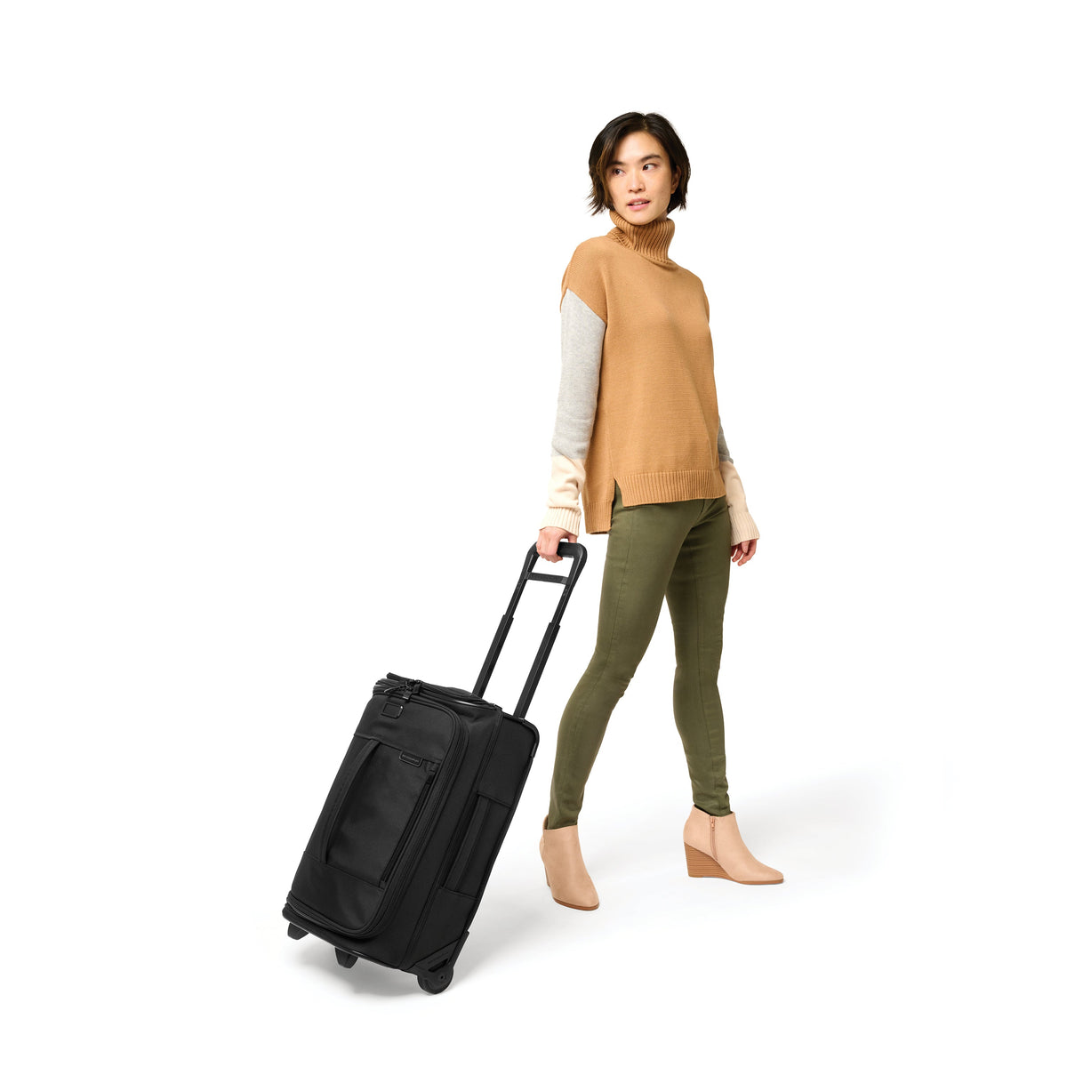 Briggs & Riley Wheeled Duffle Black Briggs & Riley Baseline Global 2-Wheel Carry-On Duffle