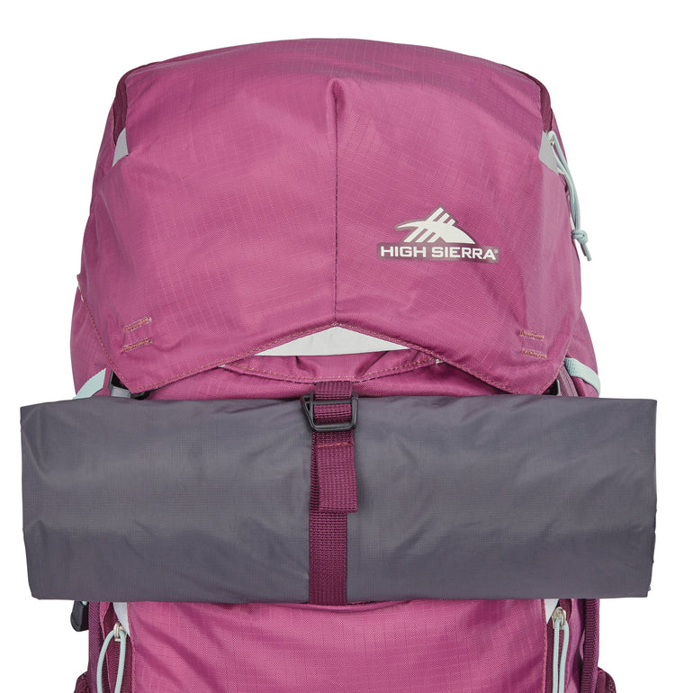 High Sierra Backpacks Berry/Maroon High Sierra Pathway 2.0 Womens Frame Pack 60L Backpack - Berry/Maroon
