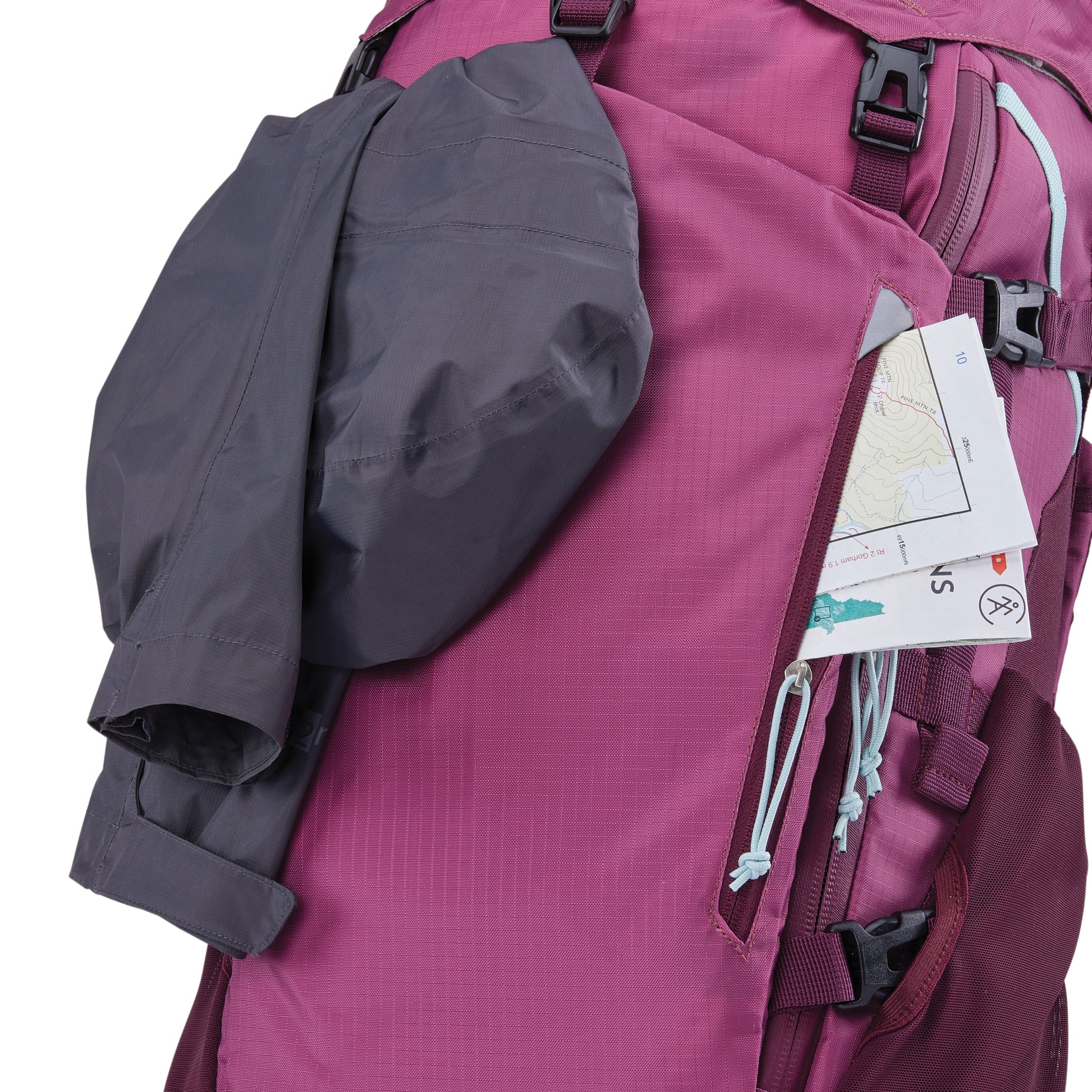 High Sierra Backpacks Berry/Maroon High Sierra Pathway 2.0 Womens Frame Pack 60L Backpack - Berry/Maroon