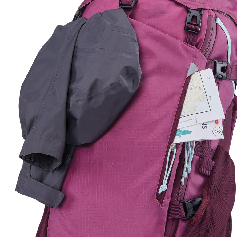 High Sierra Backpacks Berry/Maroon High Sierra Pathway 2.0 Womens Frame Pack 60L Backpack - Berry/Maroon