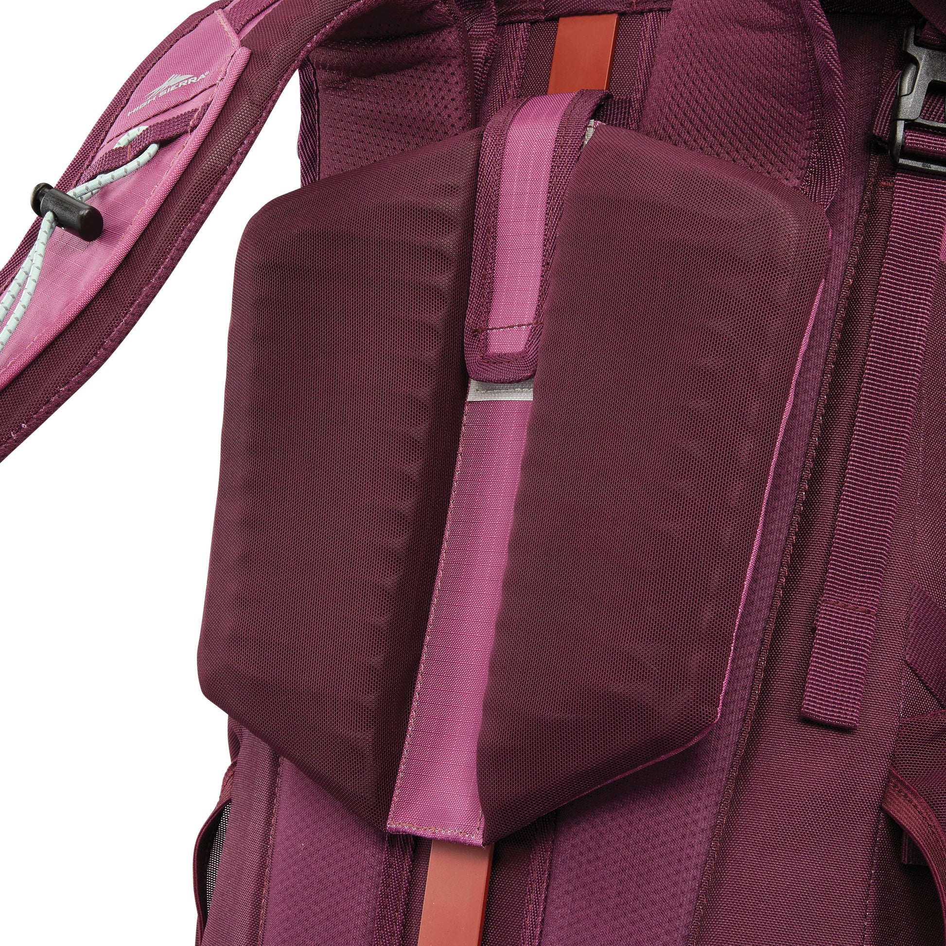 High Sierra Backpacks Berry/Maroon High Sierra Pathway 2.0 Womens Frame Pack 60L Backpack - Berry/Maroon