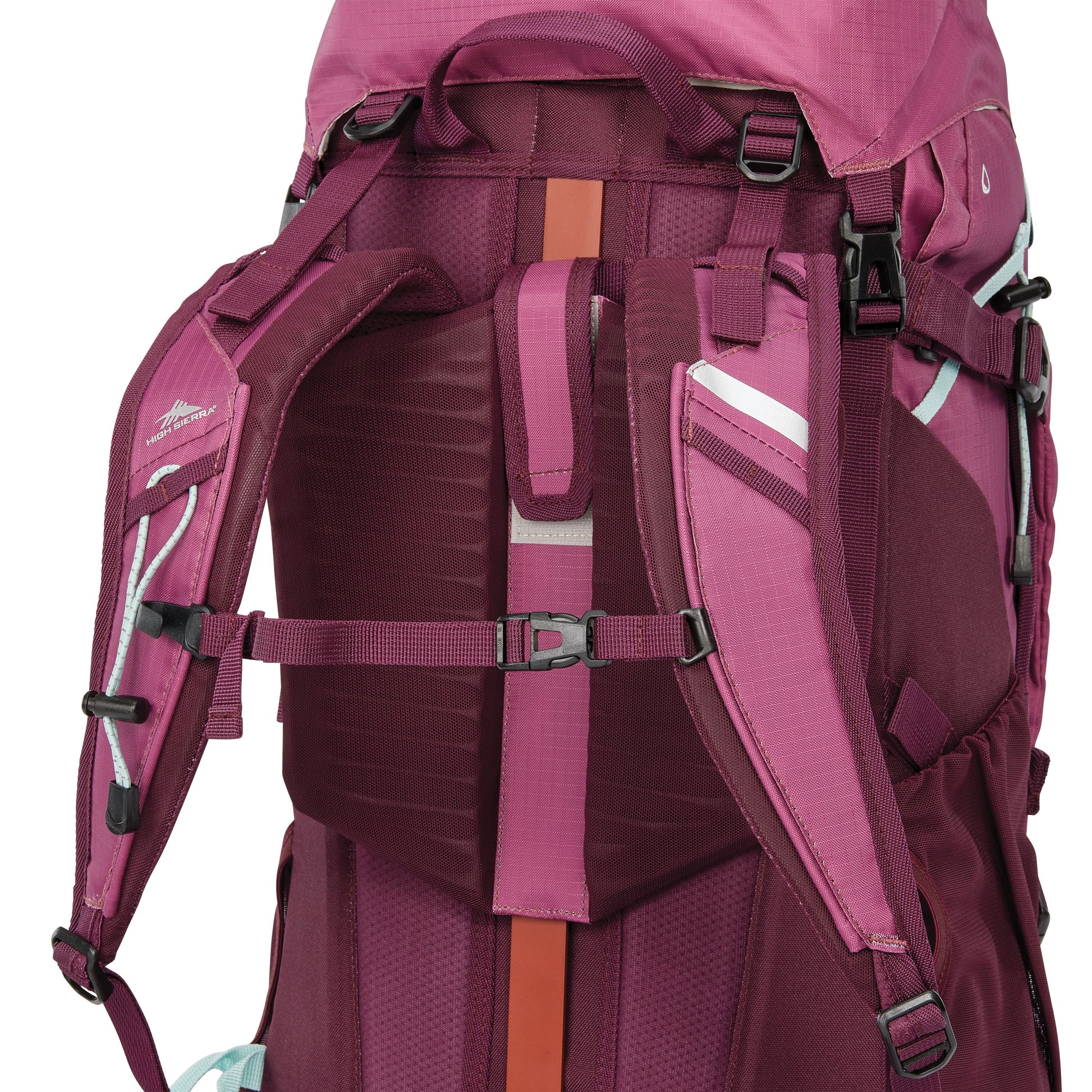 High Sierra Backpacks Berry/Maroon High Sierra Pathway 2.0 Womens Frame Pack 60L Backpack - Berry/Maroon
