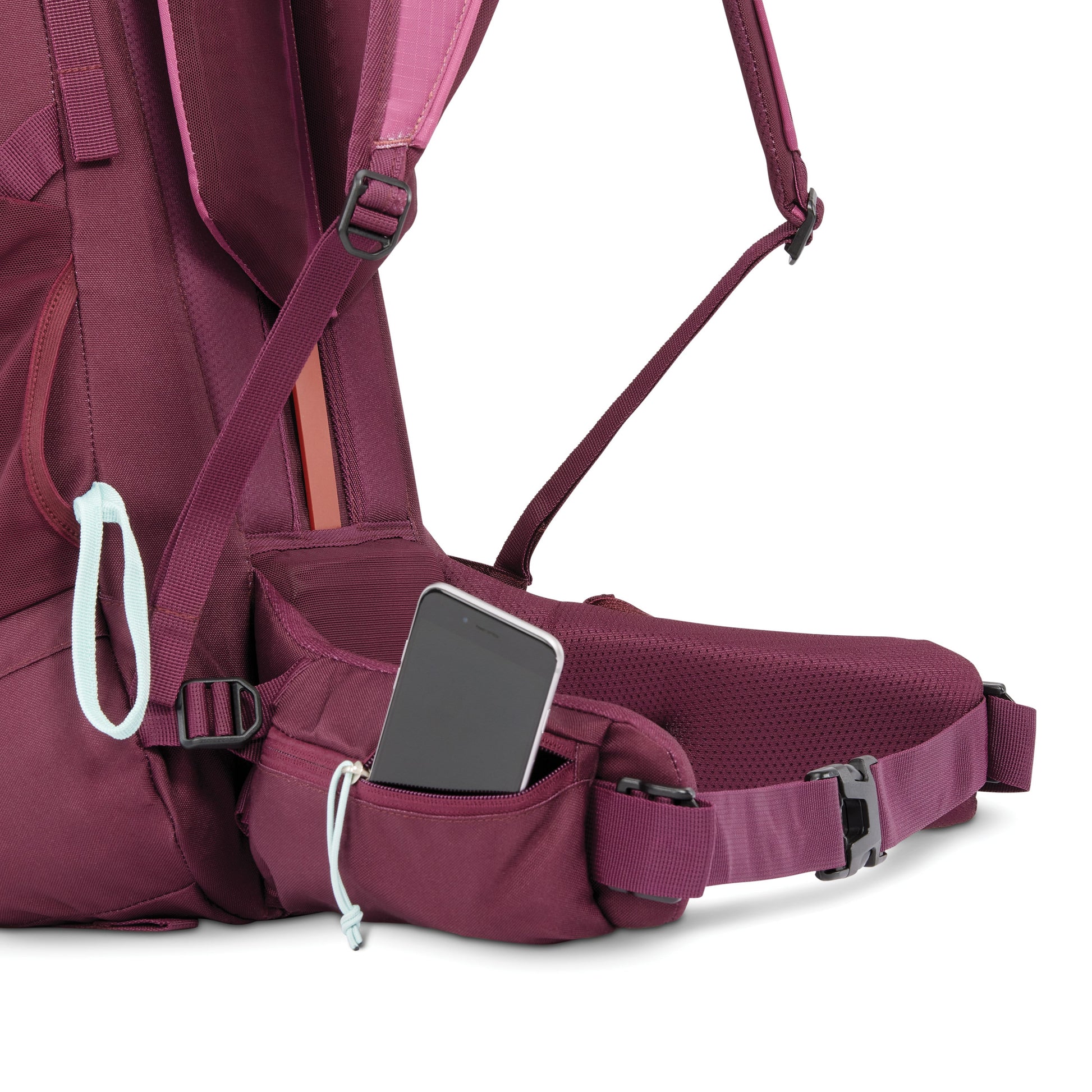 High Sierra Backpacks Berry/Maroon High Sierra Pathway 2.0 Womens Frame Pack 60L Backpack - Berry/Maroon