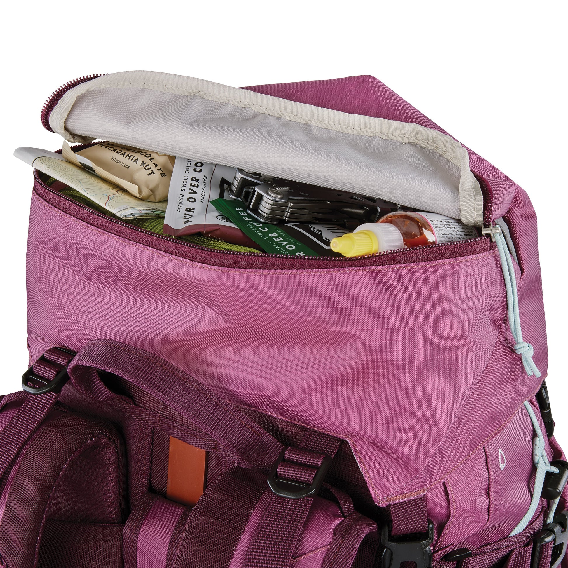 High Sierra Backpacks Berry/Maroon High Sierra Pathway 2.0 Womens Frame Pack 60L Backpack - Berry/Maroon