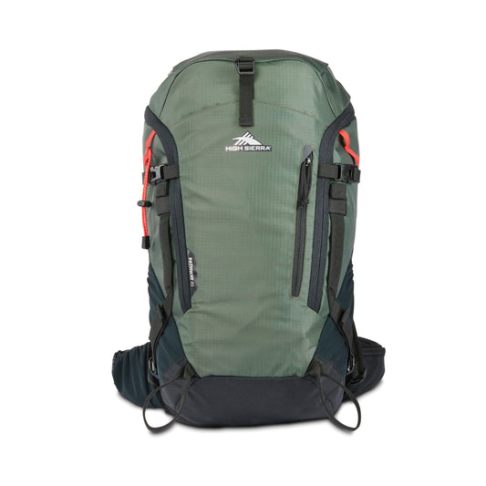High Sierra Backpacks Forest Green/Black High Sierra Pathway 2.0 Frame Pack 45L Backpack - Forest Green/Black