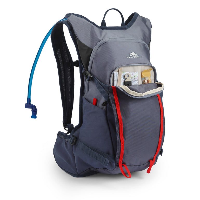 High Sierra Backpacks Grey Blue High Sierra Hydrahike 2.0 16L Hydration Pack - Grey Blue