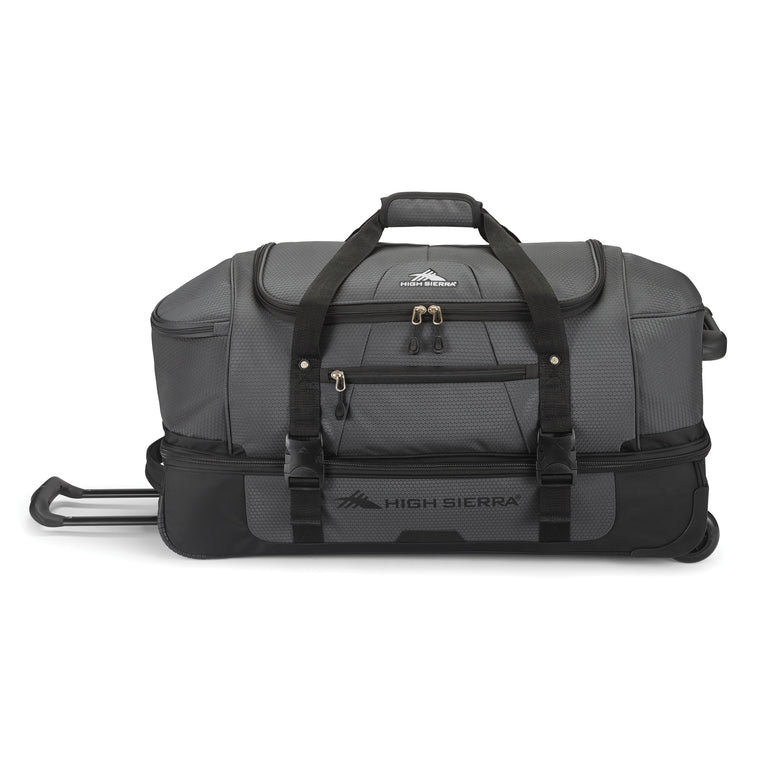 High Sierra Duffles Mercury Black High Sierra Fairlead Collection 28" Drop Bottom Duffle