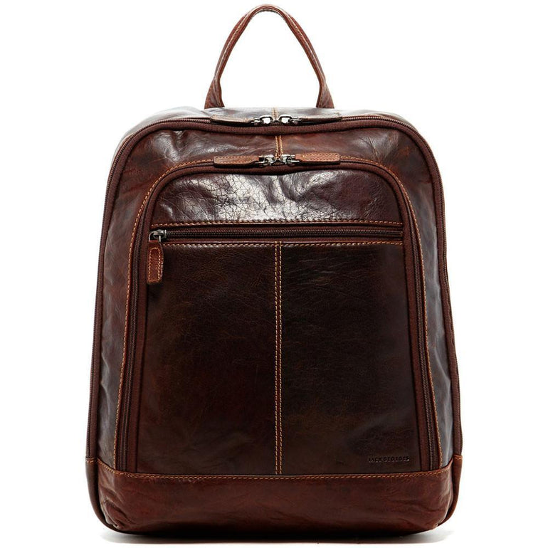 Jack Georges Backpacks Brown Jack Georges Voyager Laptop Backpack
