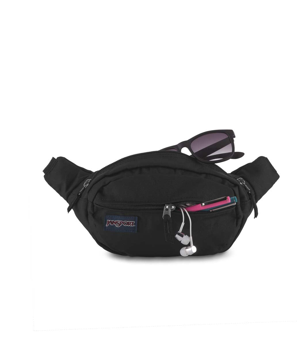 Jansport Waist Pouches Black JanSport Fifth Avenue Fanny Pack - Black
